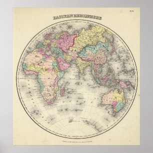 Póster Hemisfério Oriental 16