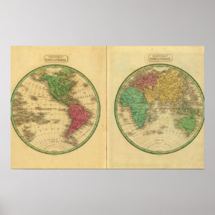 Póster Hemisfério W, Hemisfério E