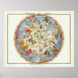 Poster Hemisfero Boreal   John Flamsteed