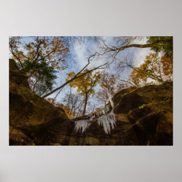 Poster Hemlock Cliff, Indiana no outono