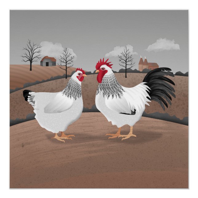 Póster Hen & Rooster (Frente)