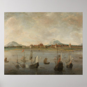 Poster Hendrick Dubbels - View of Batavia