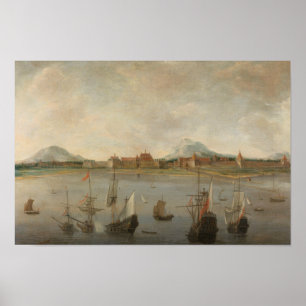 Poster Hendrick Dubbels - Vista da Batavia
