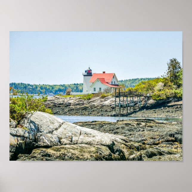 Poster Hendricks Head Maine Lighthouse (Frente)