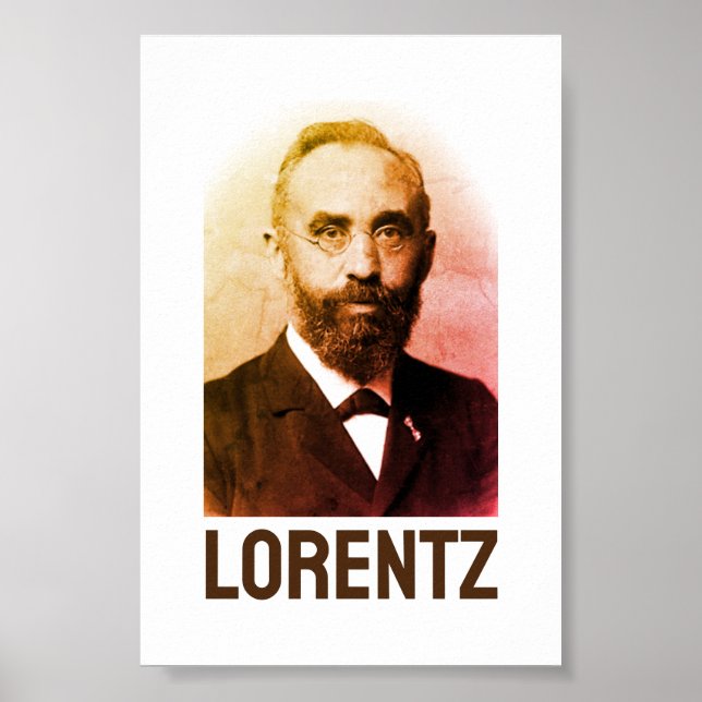 Poster Hendrik Lorentz (Frente)