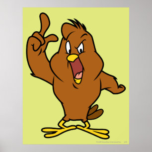 Póster Henery Hawk Gritando