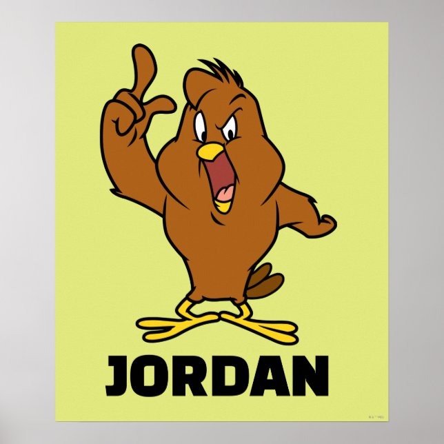 Poster Henery Hawk Gritando (Frente)