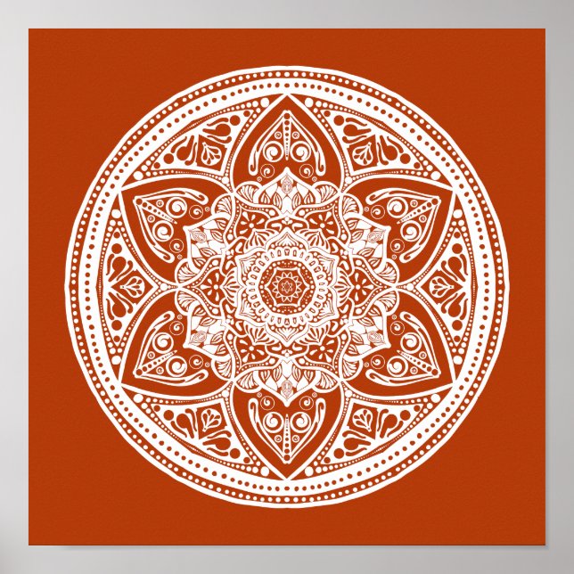 Póster Henna Mandala (Frente)
