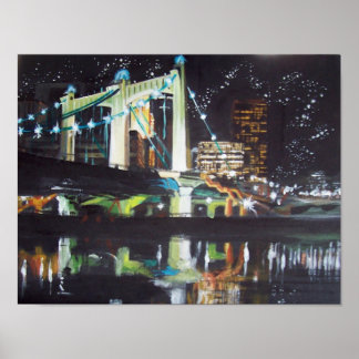 POSTER HENNEPIN BRIDGE TWINKLE