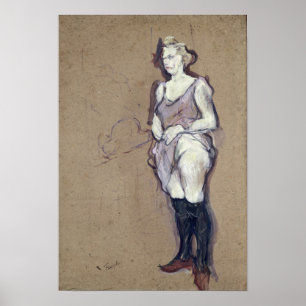 Póster Henri de Toulouse-Lautrec a inspeção médica