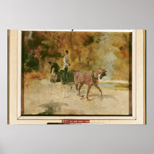 Póster Henri de Toulouse-Lautrec | Carrinho-Cão (Frente)