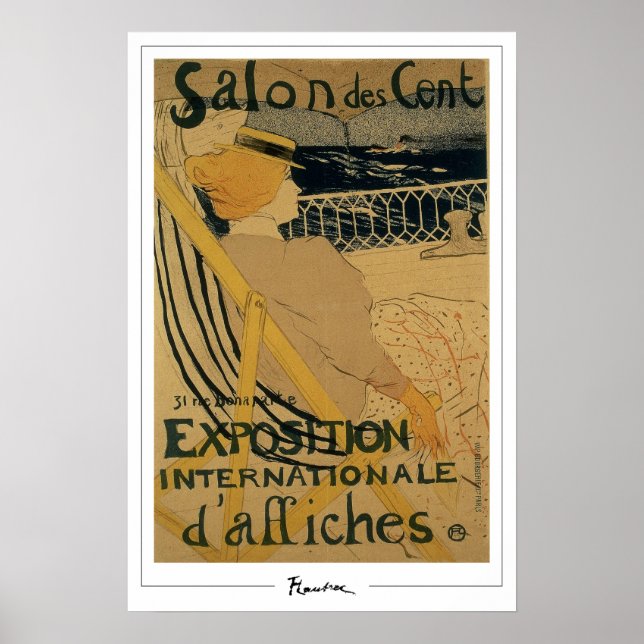 Poster Henri de Toulouse-Lautrec Cartaz de Arte Zedign #1 (Frente)