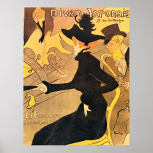 Poster Henri de Toulouse-Lautrec - Divan Japonês