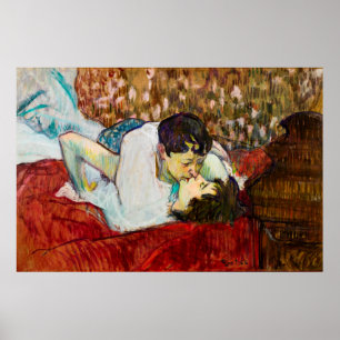 Poster Henri de Toulouse-Lautrec: The Kiss