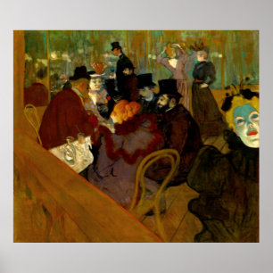 Póster Henri de Touolouse-Lautrec - Moulin-Rouge