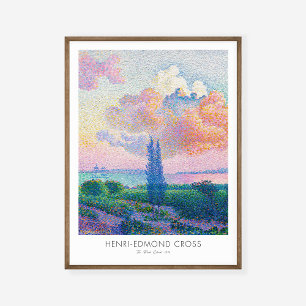 Poster Henri Edmond Cross Pink Cloud Art Exhibation