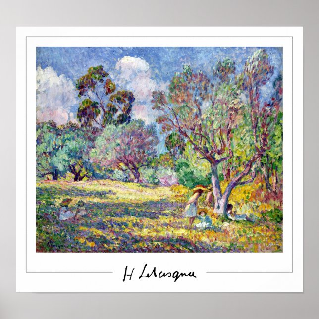 Poster Henri Lebasque Zedign Cartaz de Arte #2-2 (Frente)
