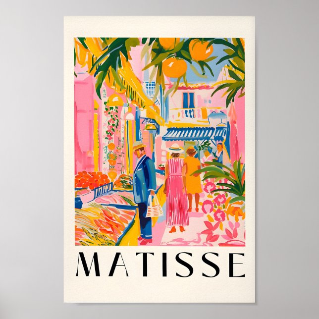 Poster Henri Matisse Art Impressão, Summer Aestic Poster, (Frente)