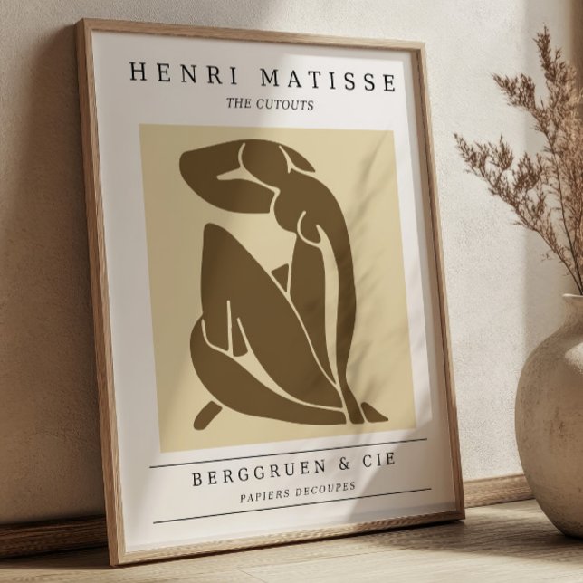 Poster Henri Matisse Cutouts Retro Exhibition (Criador carregado)