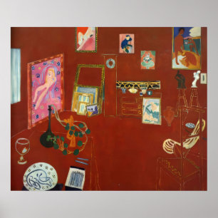 Poster Henri Matisse - Estúdio Vermelho