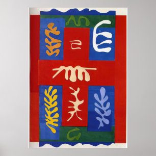 Poster Henri Matisse - Recortes - Expressionismo Abstrato