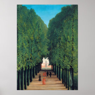 Poster Henri Rousseau - A Avenida no Parque da Nuvem-Sant