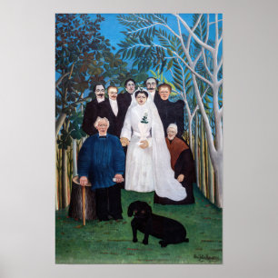 Poster Henri Rousseau - A Festa de Casamento