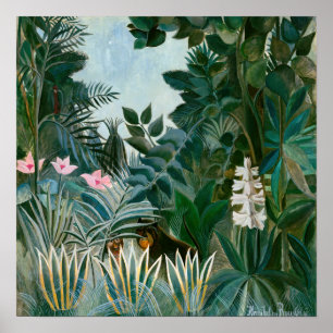 Poster Henri Rousseau - A Selva Equatorial