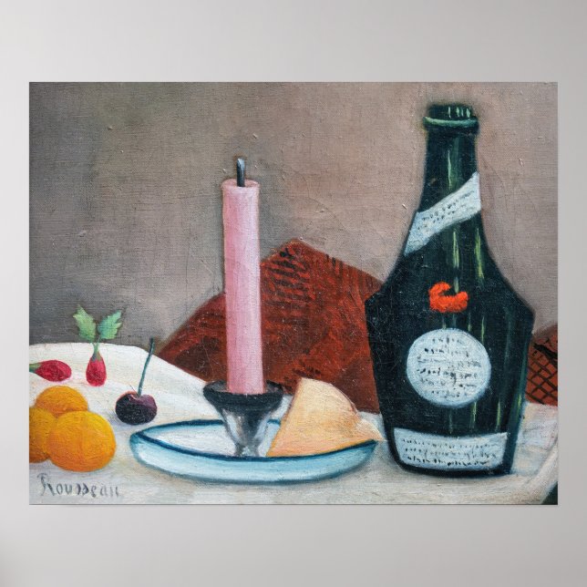 Poster Henri Rousseau - A Vela Rosa (Frente)