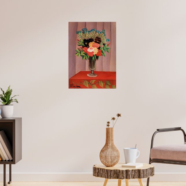 Poster Henri Rousseau, Buquê de Flores, (Sala de Estar 3)