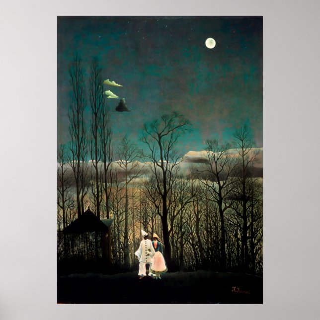 Poster Henri Rousseau - Noite do Carnaval (Frente)