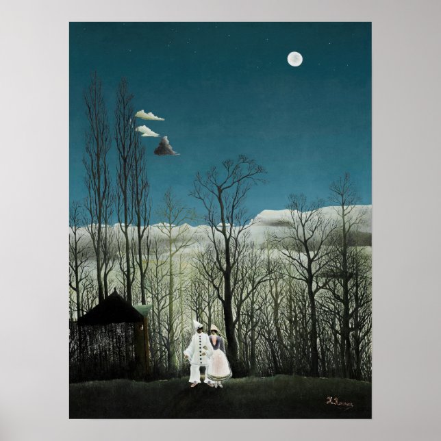 Poster Henri Rousseau - Noite do Carnaval (Frente)