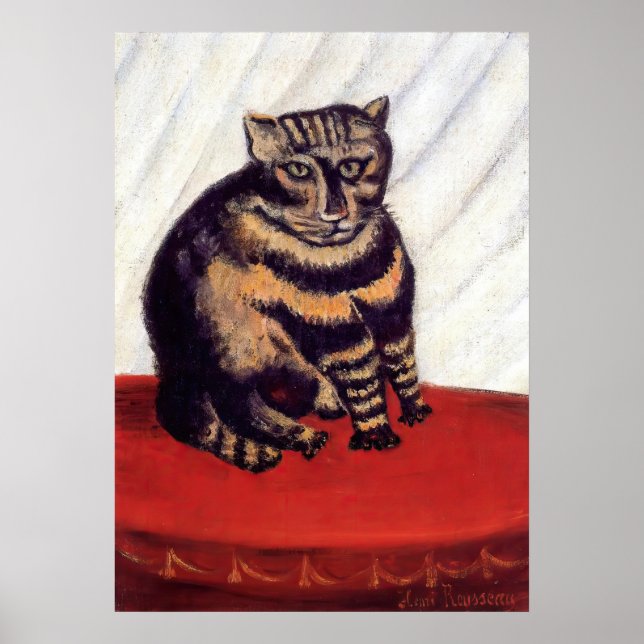 Poster Henri Rousseau - O Gato Malhado (Frente)