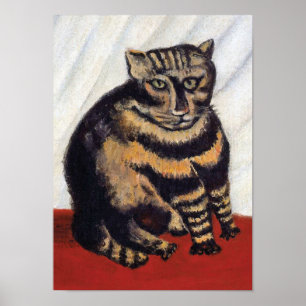 Póster Henri Rousseau - O Gato Tigre ( Le Chat Tigre )