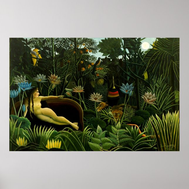 Póster Henri Rousseau Painting (Frente)
