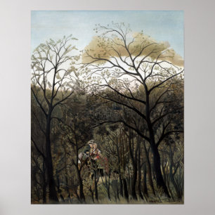 Poster Henri Rousseau Rendezvous na Floresta