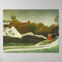 Henri Rousseau - Sawmill, arredores de Paris