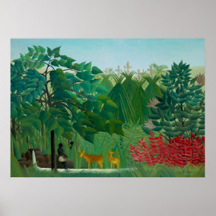 Poster Henri Rousseau – The Waterfall