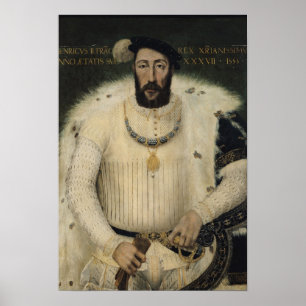 Poster Henrique II, Rei da França, 1555