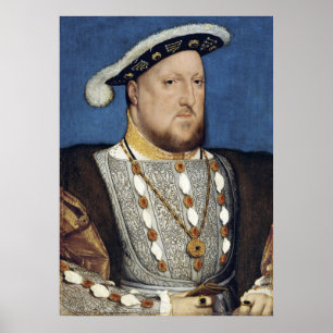 Poster Henrique VIII da Inglaterra - Hans Holbien, o Jove