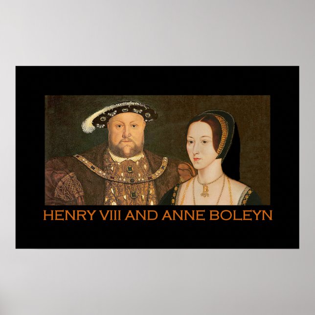 Póster Henrique VIII e Anne Bolena 2 (Frente)
