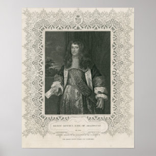 Póster Henry Bennet, ø conde de Arlington
