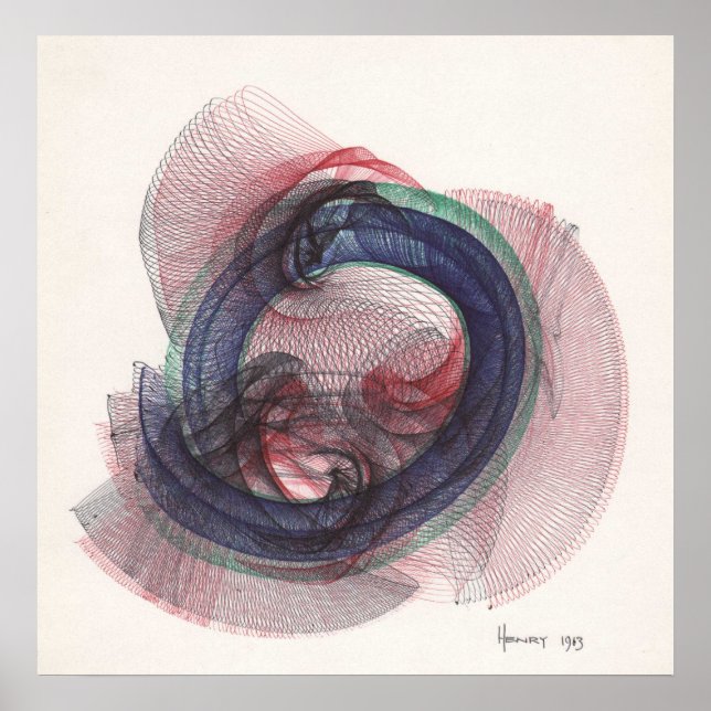 Póster Henry Computer Art 217 (Frente)