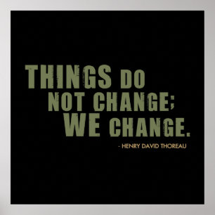 Póster Henry David Thoreau Cote