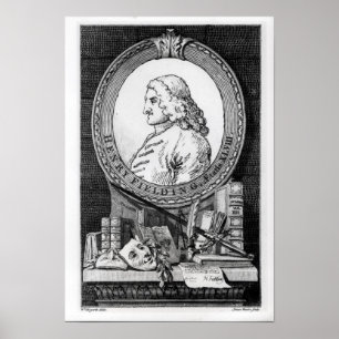 Poster Henry Fielding aos quarenta e oito anos