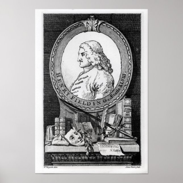 Poster Henry Fielding aos quarenta e oito anos (Frente)