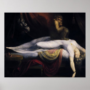 Poster Henry Fuseli - o pesadelo