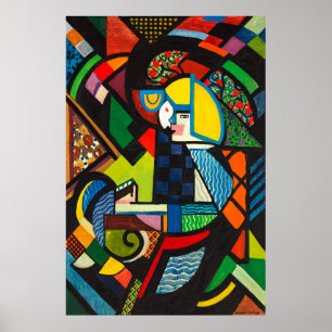 Poster Henry Lyman Sačien 'Filha em um Rocker