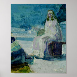 Poster Henry Ossawa Tanner Study Para Cristo E Nicodemus
