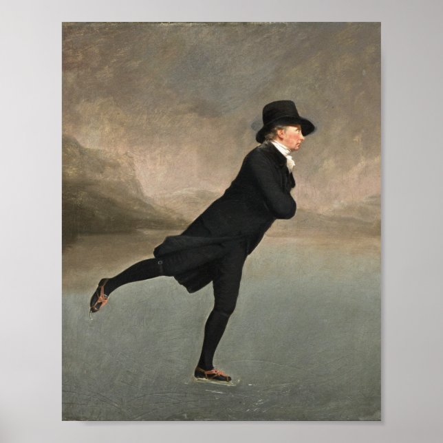 Poster Henry Raeburn - O Ministro da Patinação (Frente)